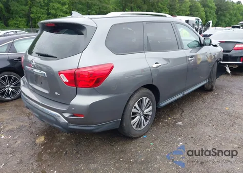 2019 Nissan Pathfinder Sl из США, поврежденный, VIN 5N1DR2MN7KC643693